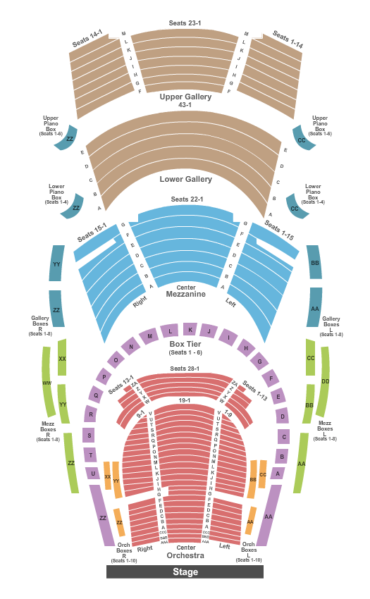 Bass Hall Nutcracker Seating Chart
